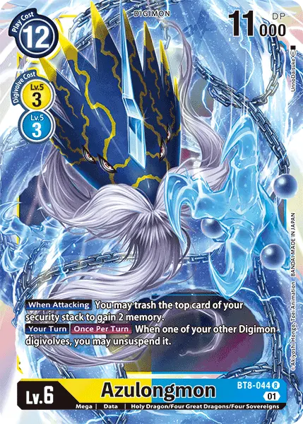 Azulongmon [Bt8-044] [New Awakening] 1