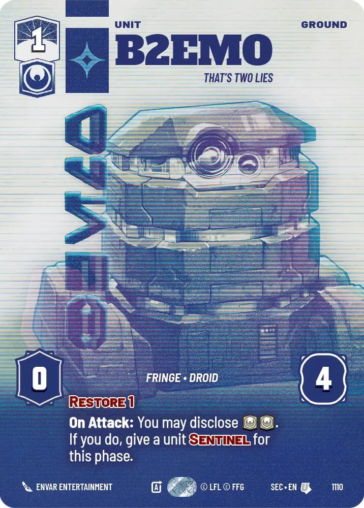 B2emo - That's Two Lies (Prestige Foil) (1110) (1110) [Secrets Of Power] 1