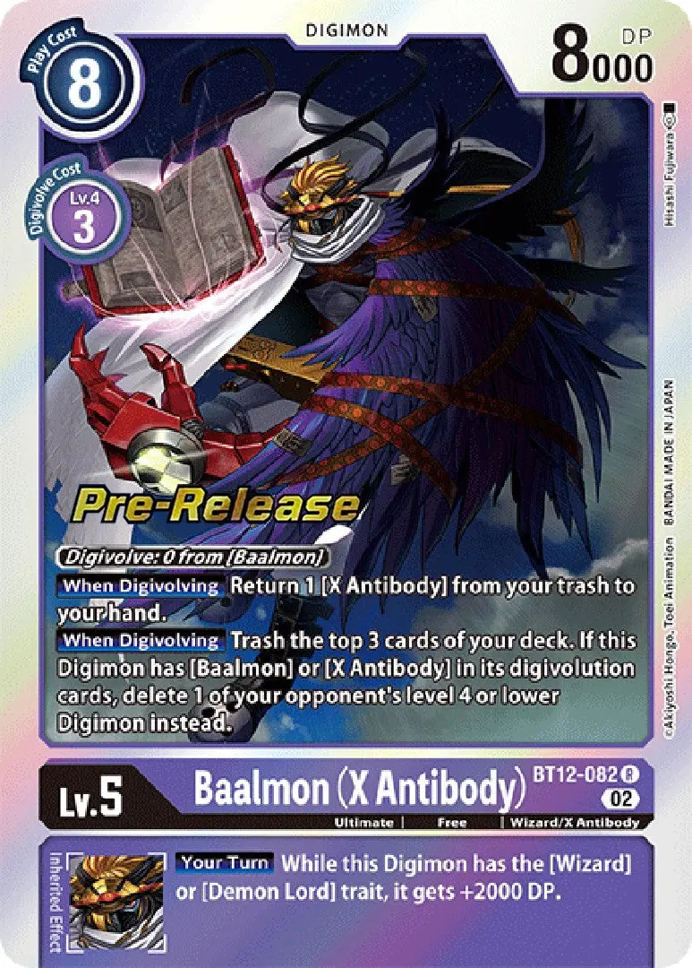 Baalmon (X Antibody) [Bt12-082] [Across Time Pre-Release Cards] 1