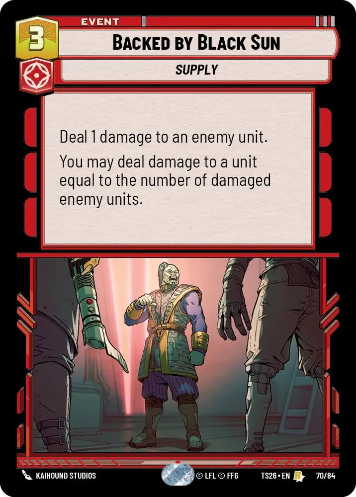 Backed By Black Sun (70/84) (70/84) [Twin Suns] 1