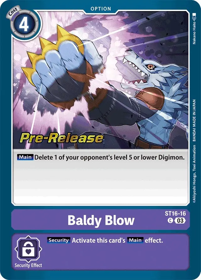 Baldy Blow [St16-16] [Starter Deck: Wolf Of Friendship Pre-Release Cards] 1