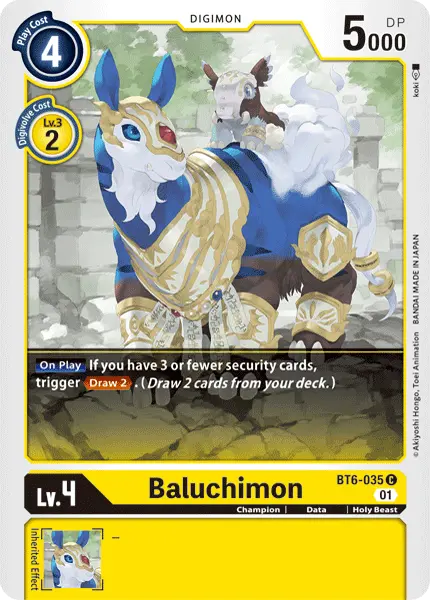 Baluchimon [Bt6-035] [Double Diamond] 1