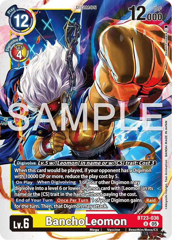 Bancholeomon [Bt23-036] [Hackers' Slumber] 1