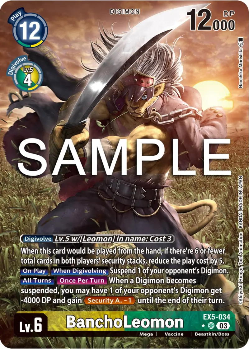 Bancholeomon [Ex5-034] (Alternate Art) [Animal Colosseum] 1
