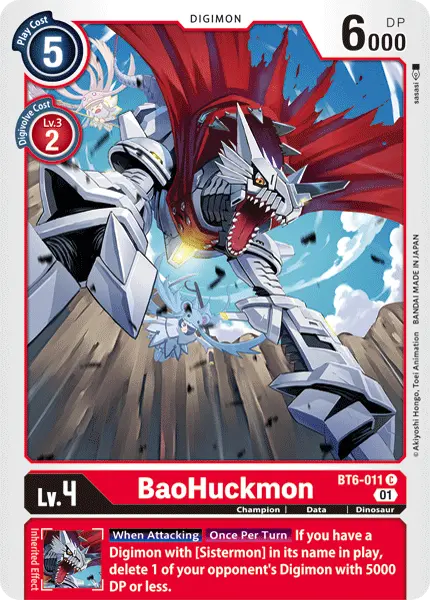 Baohuckmon [Bt6-011] [Double Diamond] 1