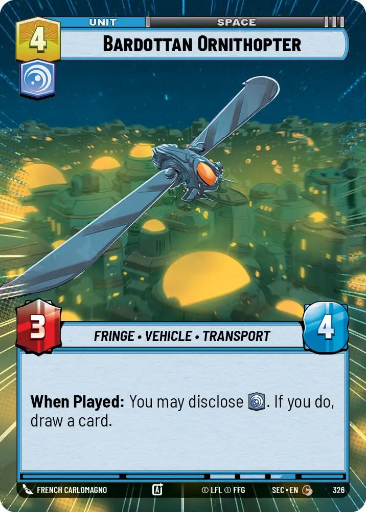 Bardottan Ornithopter (326) (Hyperspace) (326) [Secrets Of Power] 1