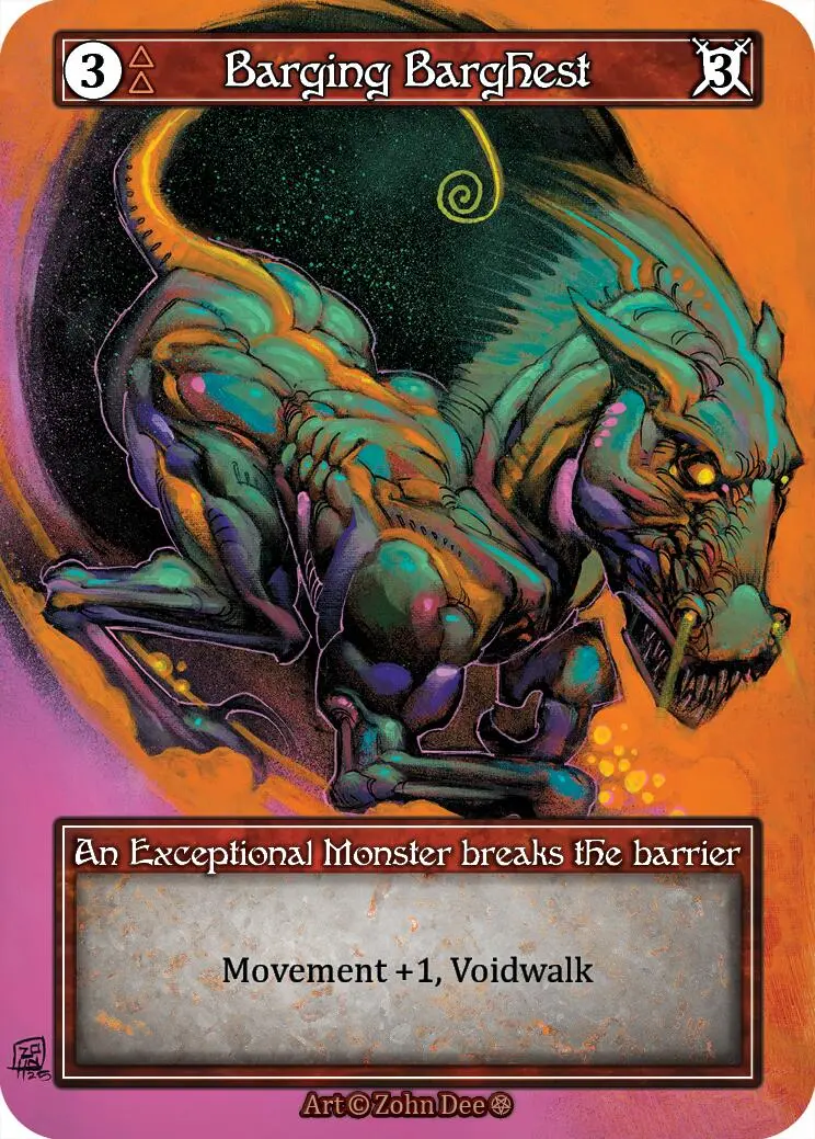 Barging Barghest (Foil) [Gothic] 1