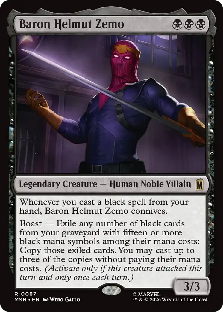 Baron Helmut Zemo [Marvel Super Heroes] 1