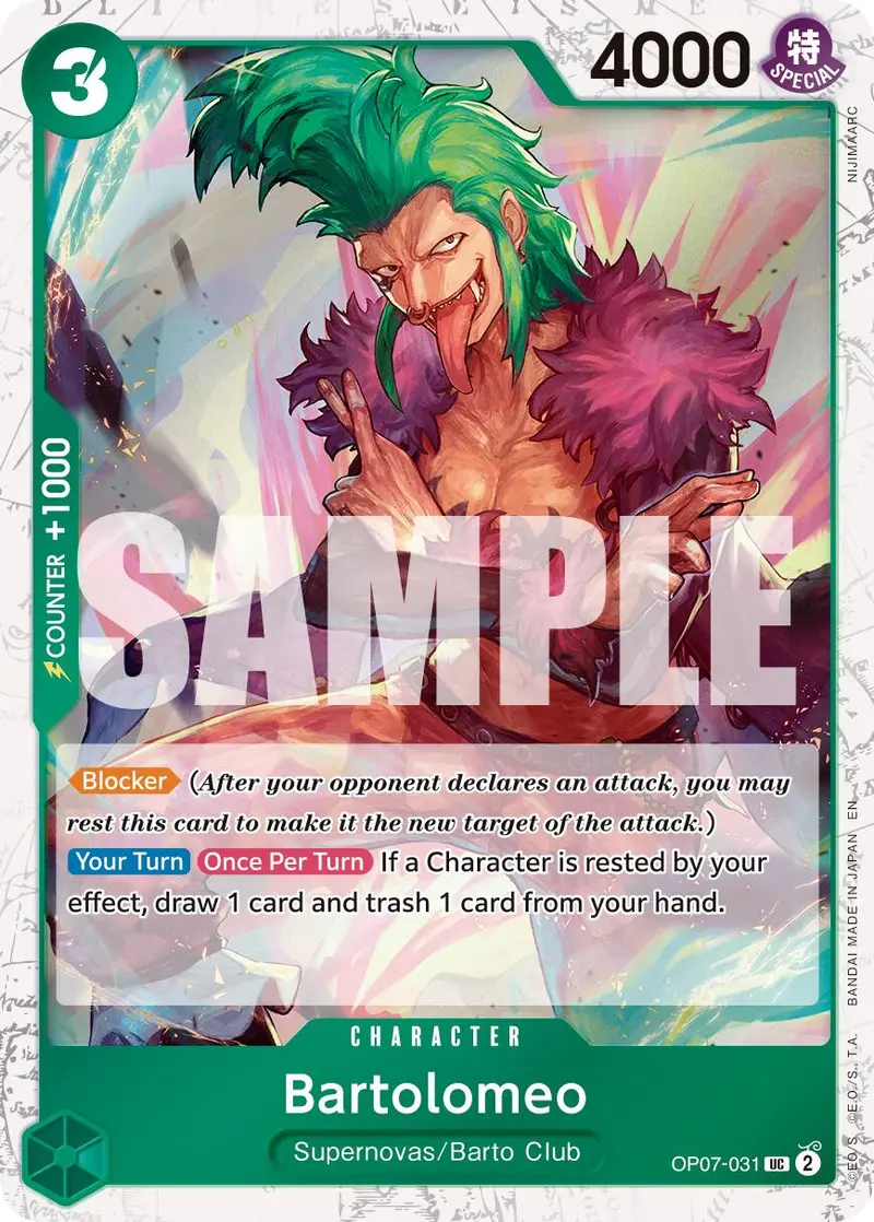 Bartolomeo (Pirate Foil) [Premium Booster -The Best- Vol. 2] 1