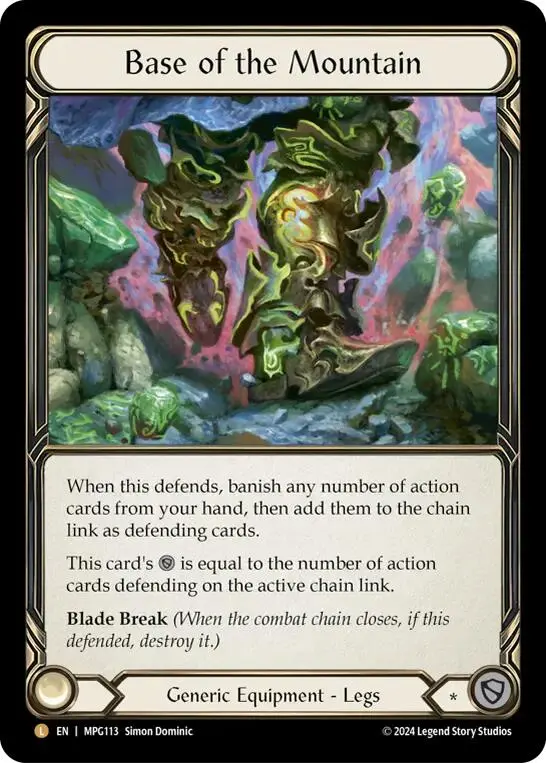 Base Of The Mountain [Mpg113] (Mastery Pack Guardian)  Cold Foil 1