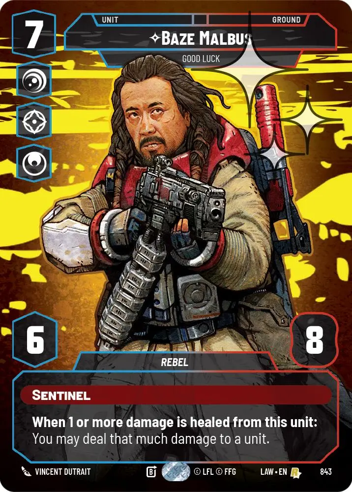 Baze Malbus - Good Luck (Prestige Foil) (843) (843) [A Lawless Time] 1
