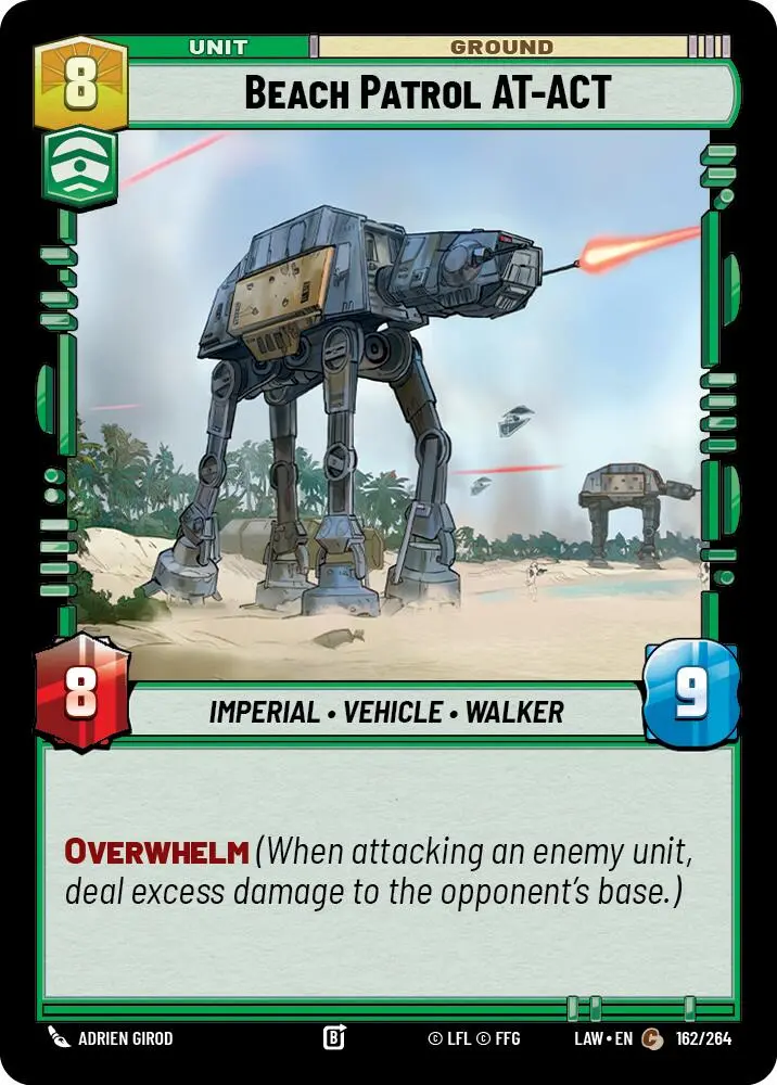 Beach Patrol At-Act (162/264) (162/264) [A Lawless Time] 1