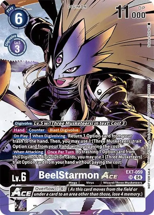 Beelstarmon Ace [Ex7-059] (Alternate Art) (Box Topper) [Special Limited Set] 1