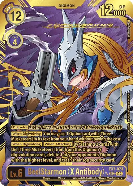 Beelstarmon [Ex7-073] (X Antibody) (Textured) [Digimon Liberator] 1