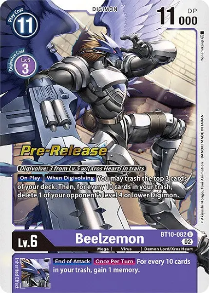 Beelzemon [Bt10-082] [Xros Encounter Pre-Release Cards] 1