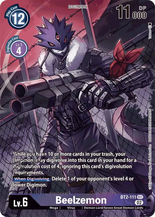 Beelzemon [Bt2-111] (Alternate Art) [Starter Deck: Beelzemon Advanced Deck Set] 1