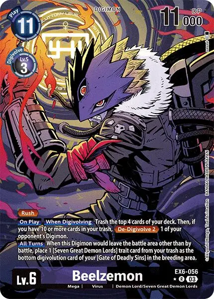 Beelzemon [Ex6-056] (Alternate Art) [Infernal Ascension] 1