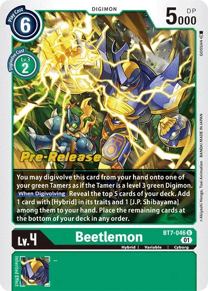 Beetlemon [Bt7-046] [Next Adventure Pre-Release Cards] 1
