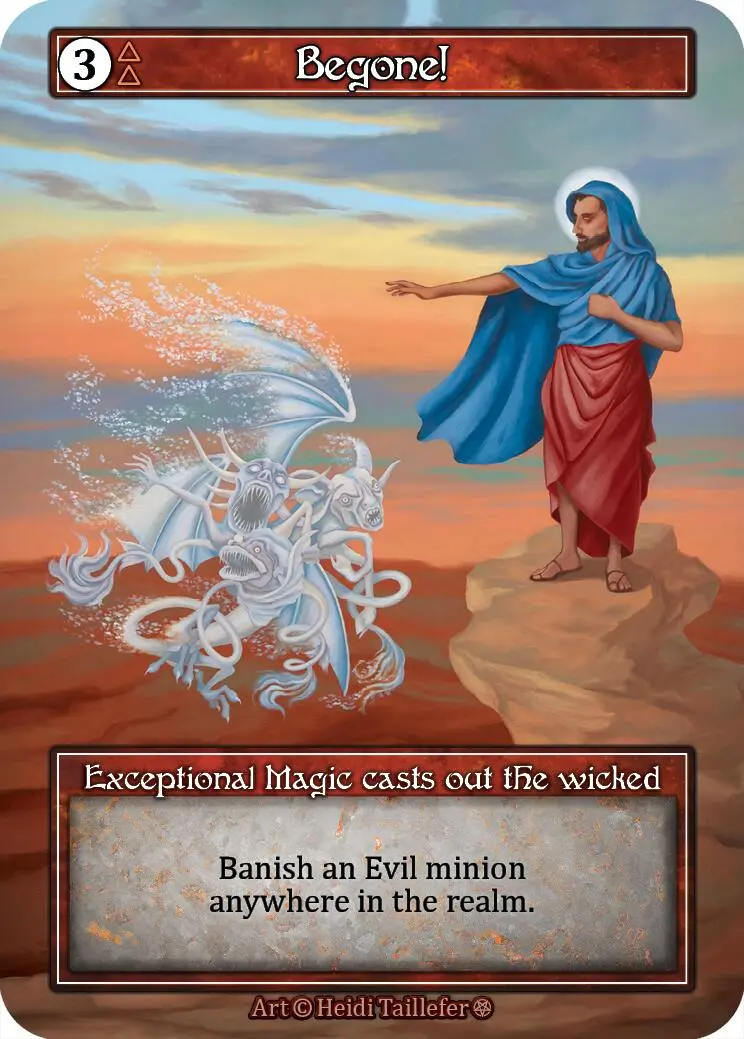 Begone! (Foil) [Gothic] 1