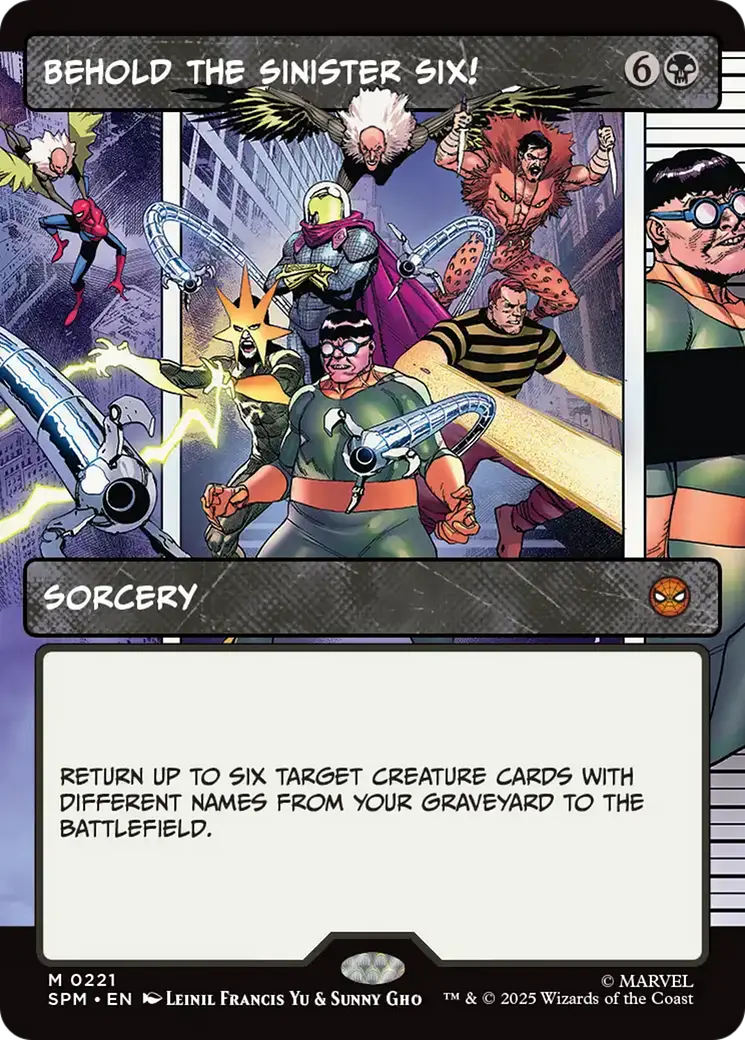 Behold The Sinister Six! (Borderless) [Marvel's Spider-Man] 1