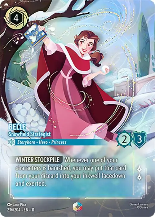Belle - Snowfield Strategist (Enchanted) (236/204) [Winterspell] 1