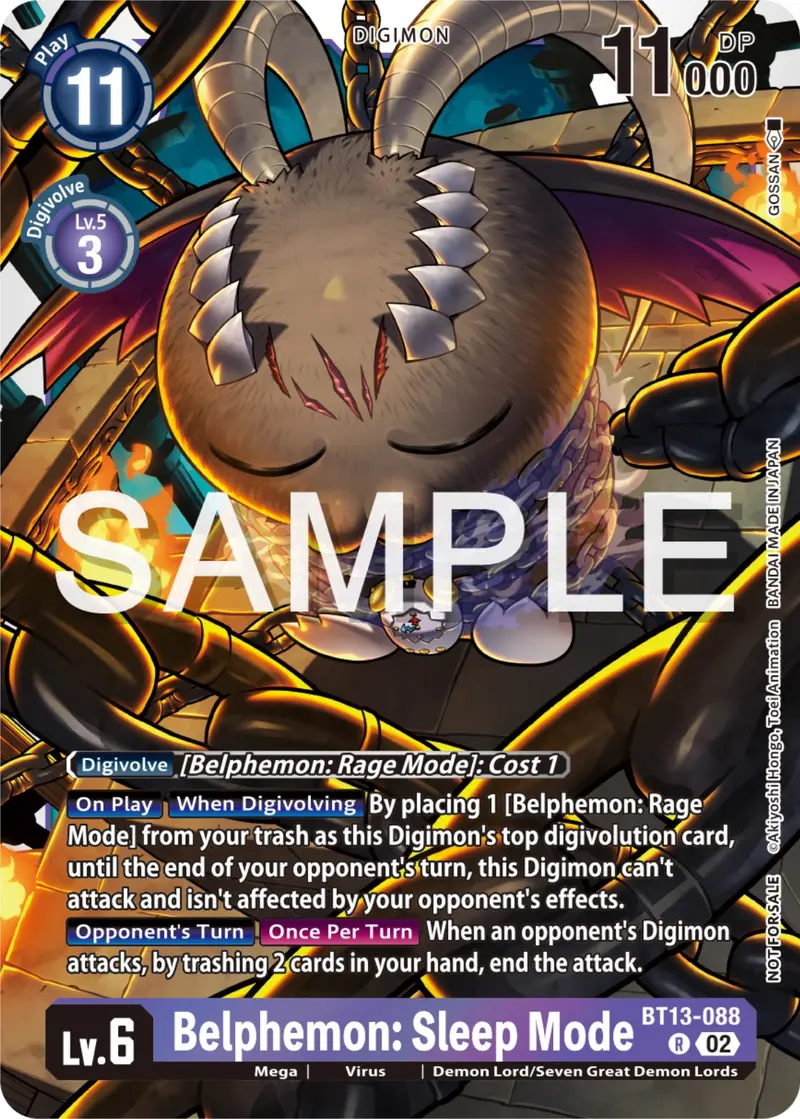 Belphemon: Sleep Mode [Bt13-088] (Event Pack 6) [Versus Royal Knights Promos] 1