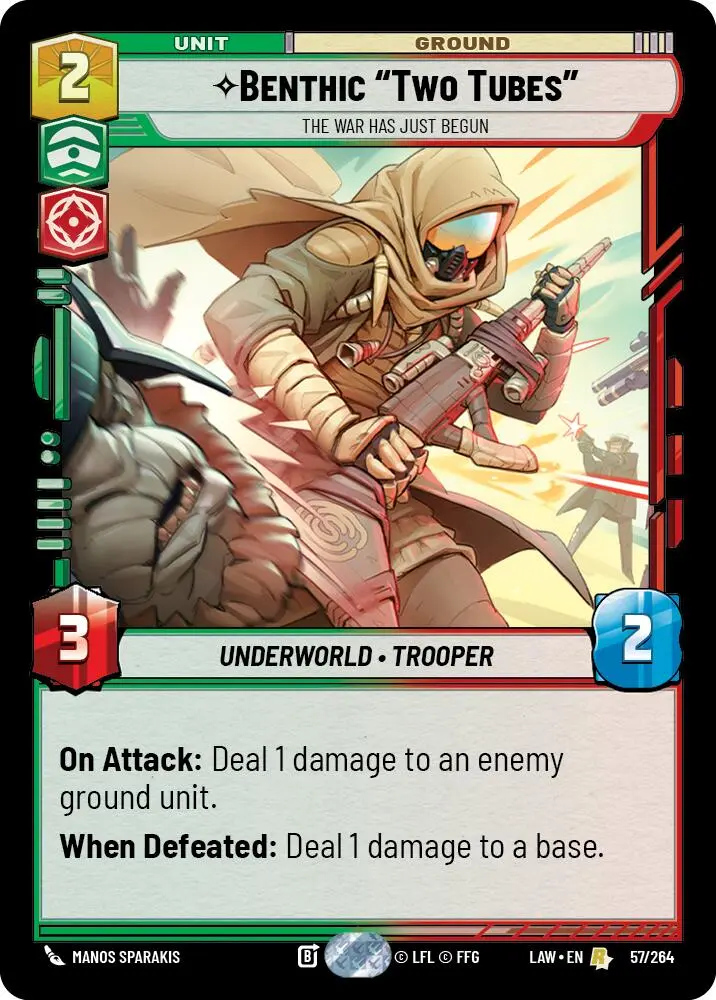 Benthic "Two Tubes" - The War Has Just Begun (57/264) (57/264) [A Lawless Time] 1