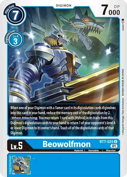 Beowolfmon [Bt7-025] [Next Adventure] 1