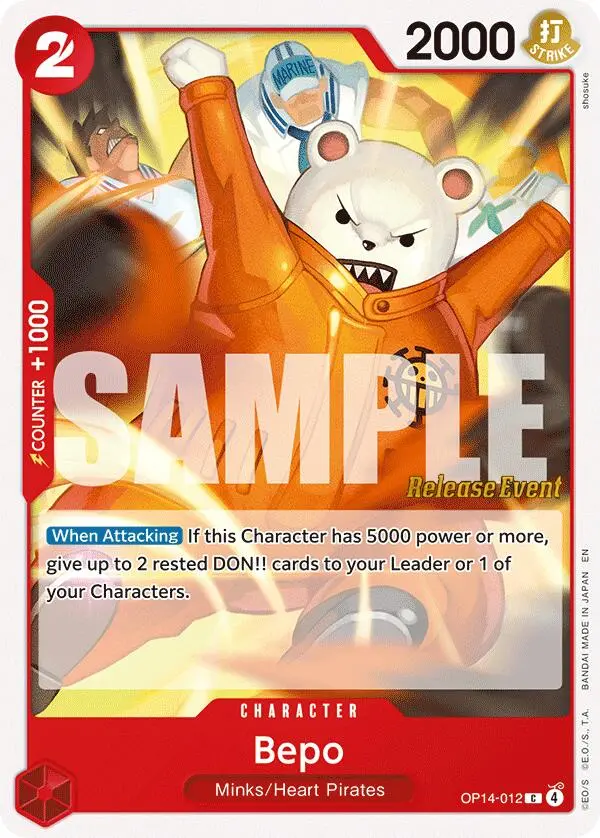 Bepo [The Azure Sea's Seven Release Event Cards] 1