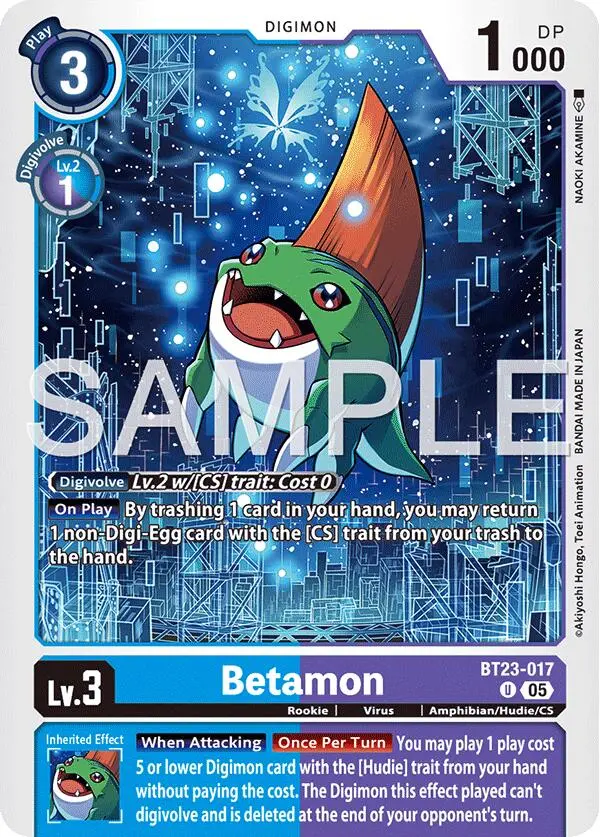 Betamon [Bt23-017] [Hackers' Slumber] 1