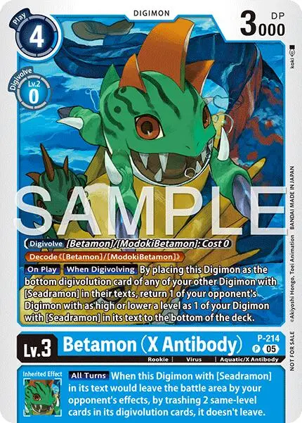 Betamon [P] (X Antibody) (Official Store Tournament 2026 Vol. 1) [Promotional Cards] 1