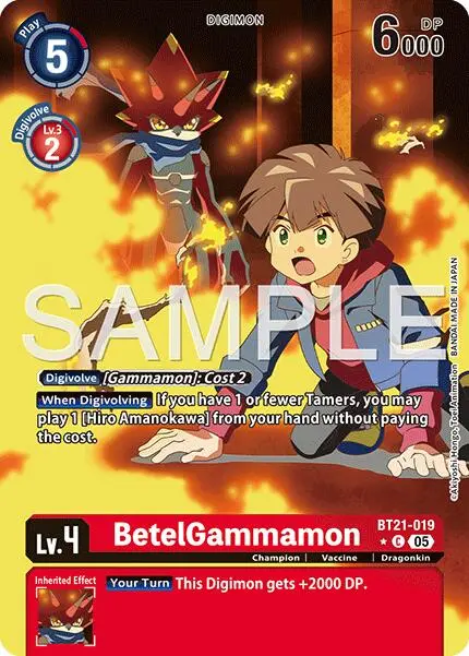 Betelgammamon [Bt21-019] (Alternate Art) [Advanced Booster Digimon Generation] 1
