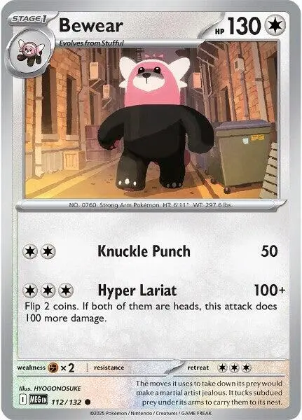 Bewear (112/132) [Mega Evolution: Base Set] 1