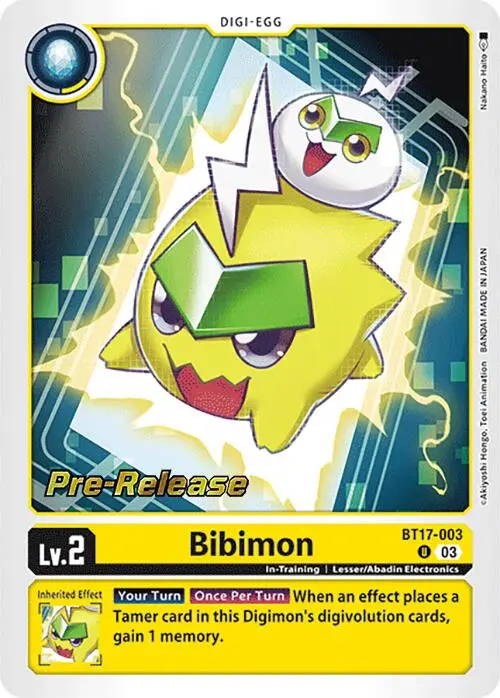 Bibimon [Bt17-003] [Secret Crisis Pre-Release Cards] 1