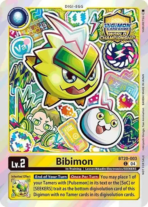 Bibimon [Bt20-003] (Regionals 25-26 Champion Card Set Season 1) [Release Special Booster Ver.2.5 Promos] 1