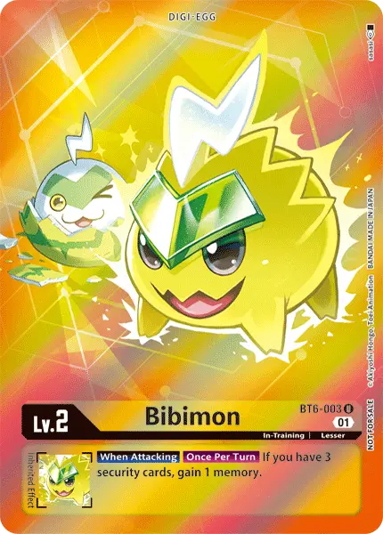 Bibimon [Bt6-003] (Alternative Art - Box Topper) [Double Diamond] 1