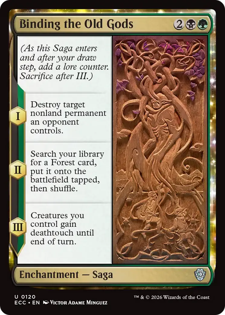 Binding The Old Gods [Lorwyn Eclipsed Commander] 1