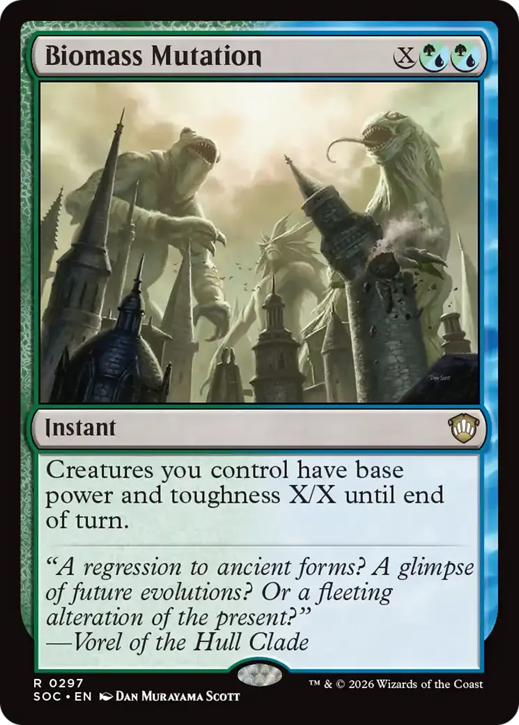 Biomass Mutation [Secrets Of Strixhaven Commander] 1