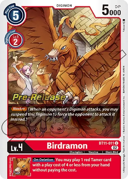 Birdramon [Bt11-011] [Dimensional Phase Pre-Release Promos] 1