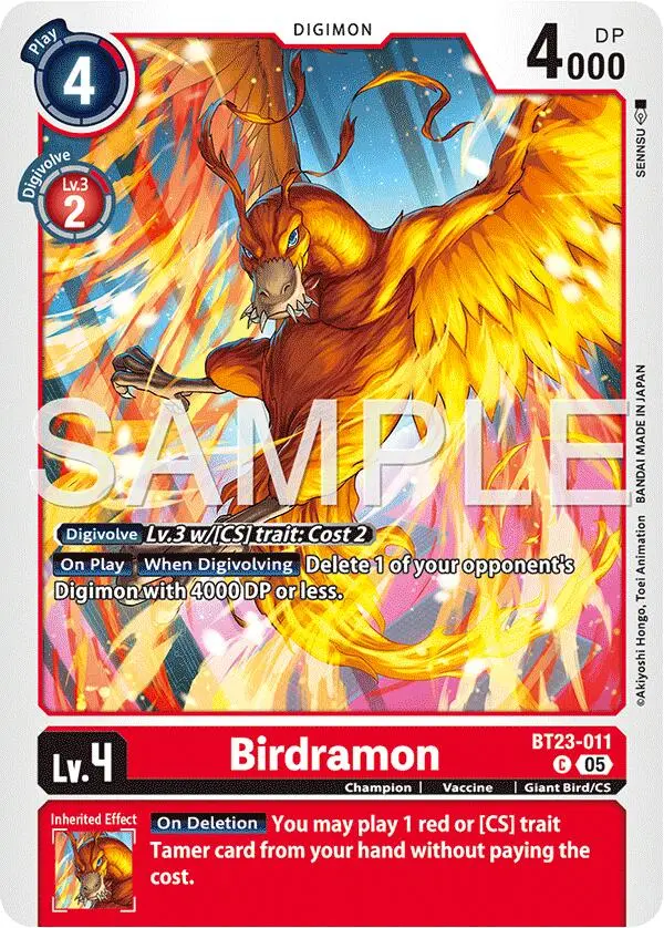Birdramon [Bt23-011] [Hackers' Slumber] 1