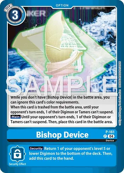 Bishop Device [P-161] (Limited Card Pack -Billion Bullet-) [Limited Card Pack -Billion Bullet-] 1