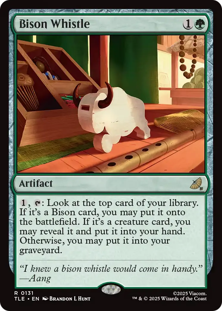 Bison Whistle [Avatar: The Last Airbender: Eternal-Legal] 1