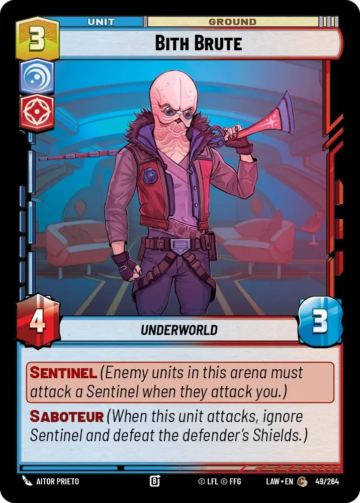 Bith Brute (49/264) (49/264) [A Lawless Time] 1