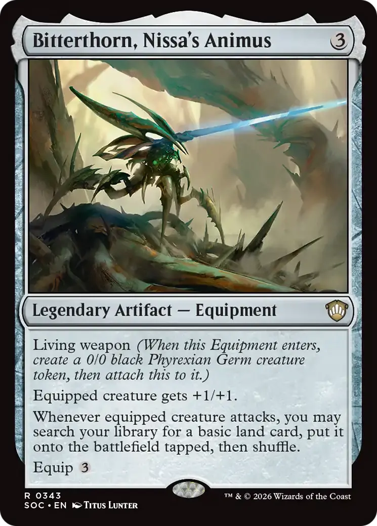 Bitterthorn, Nissa's Animus [Secrets Of Strixhaven Commander] 1