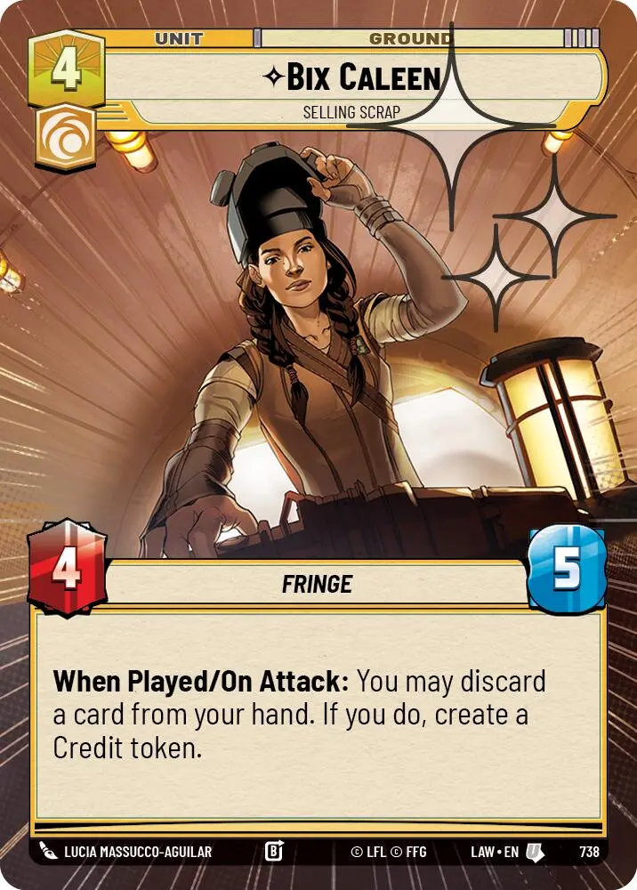 Bix Caleen - Selling Scrap (738) (Hyperspace Foil) (738) [A Lawless Time] 1