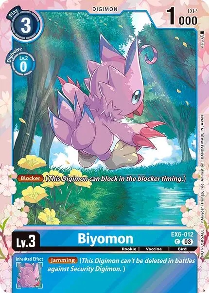 Biyomon [Ex6-012] (Regulation Battle Vol. 1) [Infernal Ascension Promos] 1