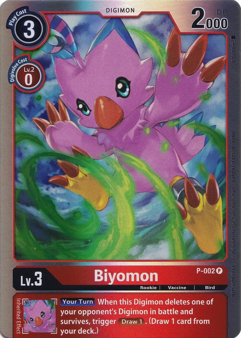 Biyomon [P-002] (Rainbow Foil) [Promotional Cards] 1
