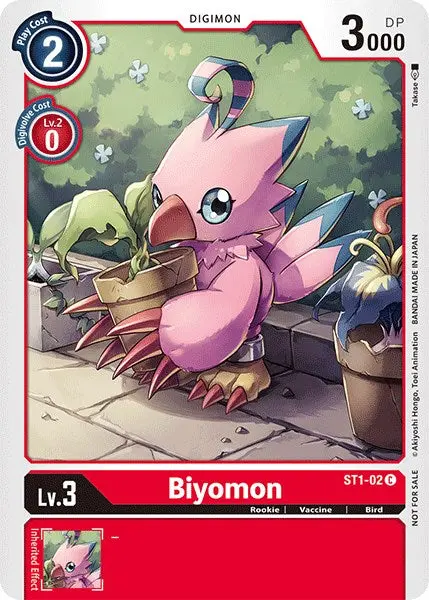 Biyomon [St1-02] (Official Tournament Pack Vol.3) [Starter Deck: Gaia Red Promos] 1