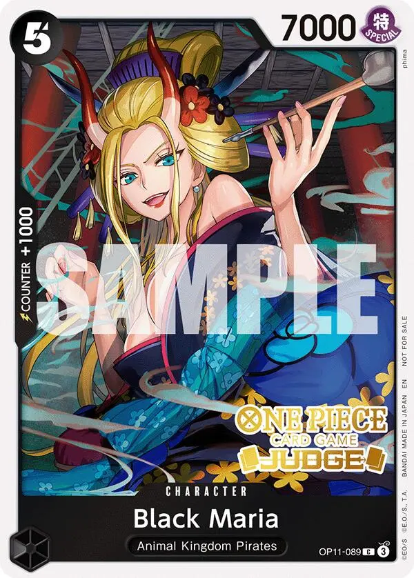 Black Maria (Judge Pack Vol. 7) [One Piece Promotion Cards] 1