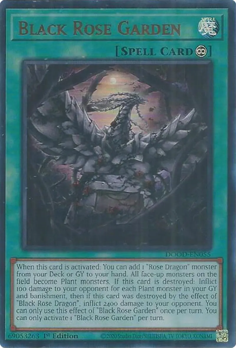 Black Rose Garden [Dood-En055] Ultra Rare 1